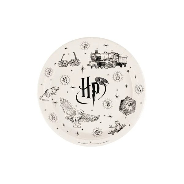 Papptallrikar - Harry Potter - 6-pack - Beige