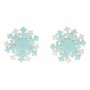 Sockerdekorationer Sn�flingor, 6-pack
