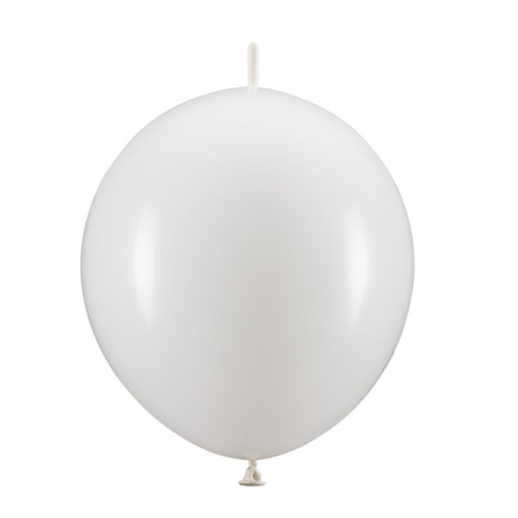 Länkande ballonger, vit - Fyndhörnan