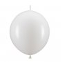 L�nkande ballonger, vit