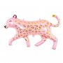 Folieballong Leopard Rosa