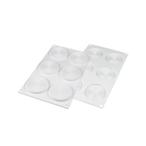 Silikonform - Tourbillon - 6 formar - Silikomart Silikonform - Tourbillon - 6 formar - Silikomart