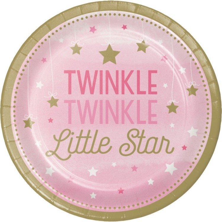 Little Pink Star Papperstallrikar – Fyndhörnan
