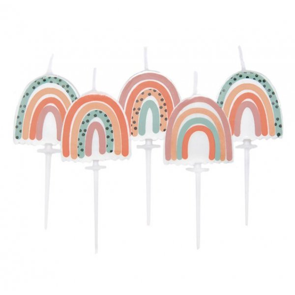 Trtljus - Boho Rainbow - 5-pack