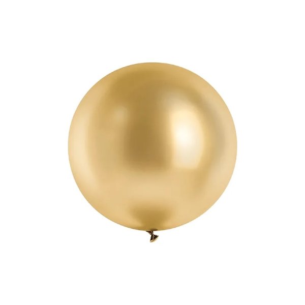 Ballong - Glossy - Guld - 60 cm
