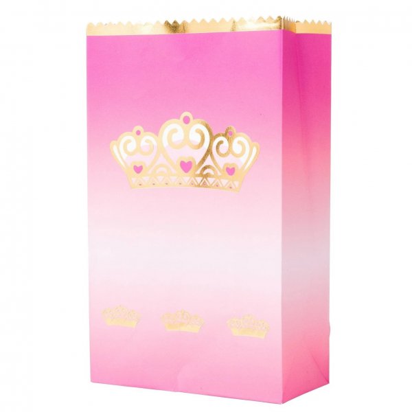 Godispsar/Fiskedammspsar - Krona - Rosa/Guld - 8 st