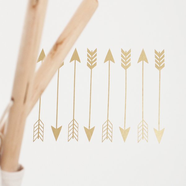 Wallstickers - Pilar - Guld