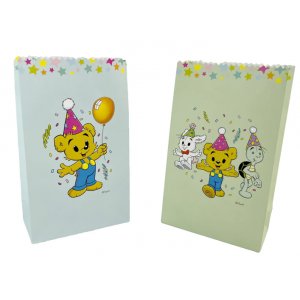 Godisp�se /Fiskedammsp�se 12x20cm - 8st - Bamse Party