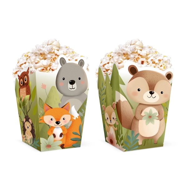 Popcornbox Skogens V�nner, 6-pack