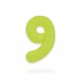 Ballongsiffra - Neon Gr�n - 86 cm - Siffra: 9