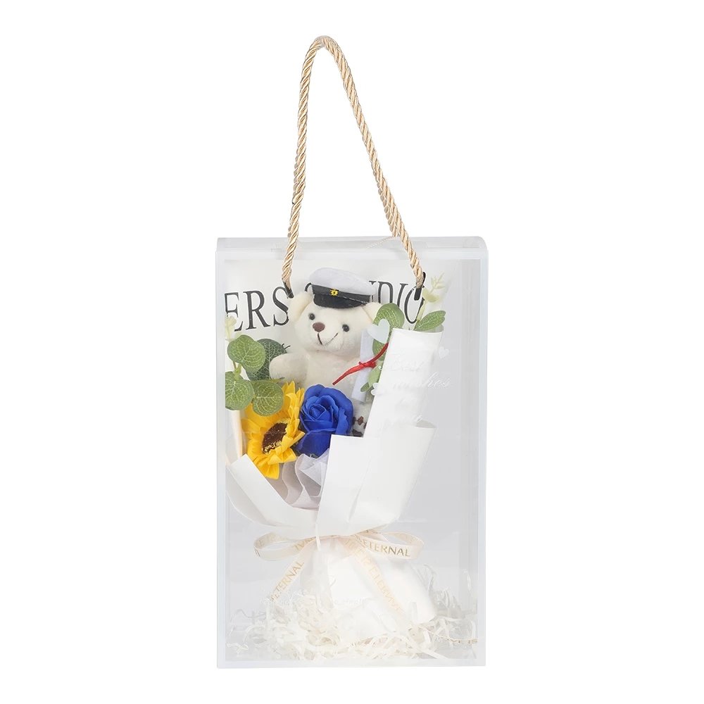 Presentask - Student - Blommor och nalle - All student, Student